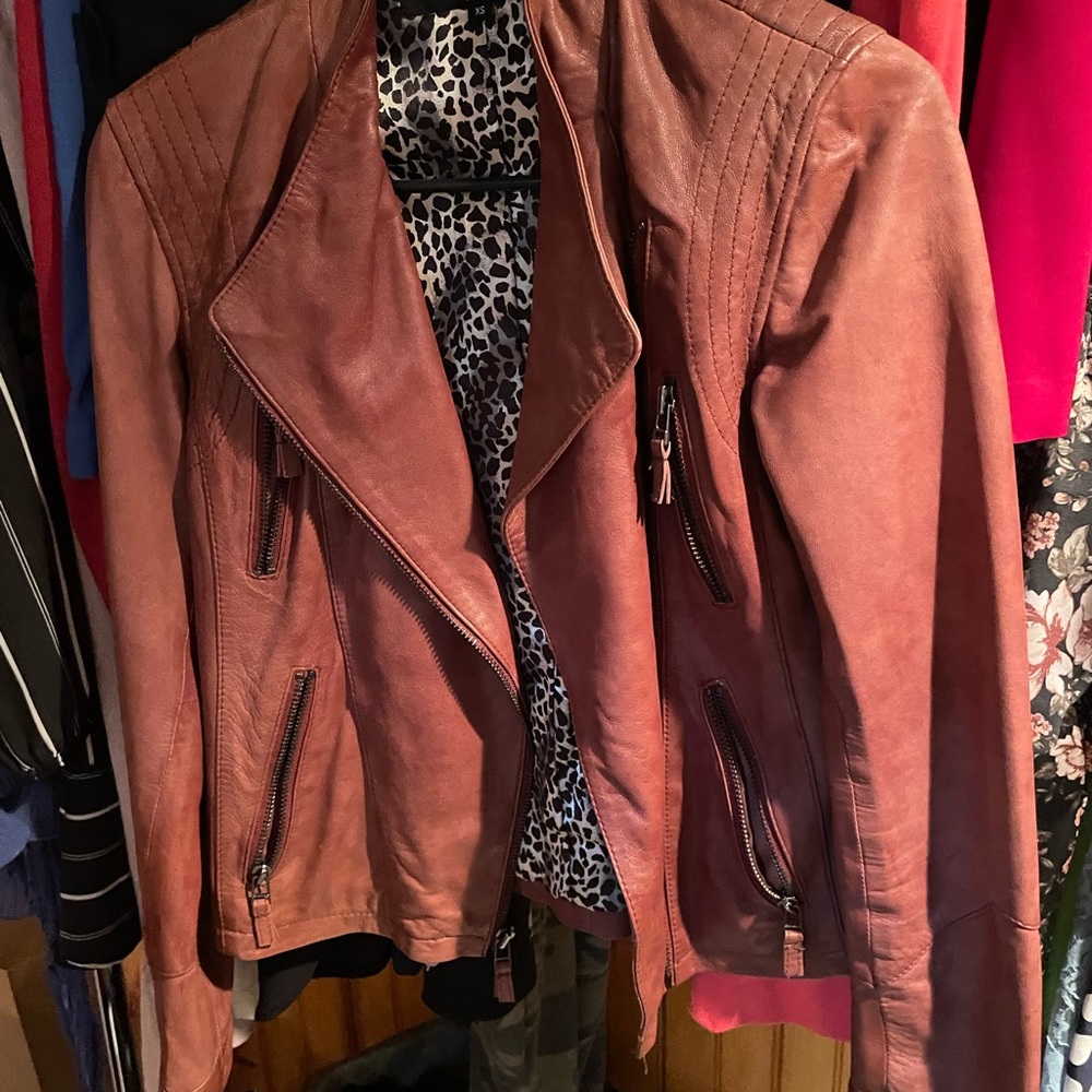 Leather jacket